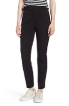 Women's J.crew Cameron Seasonless High Rise Crop Pants - Black