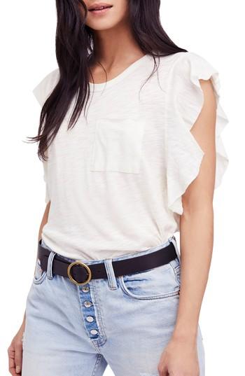 Women's Free People So Easy Tee - Ivory