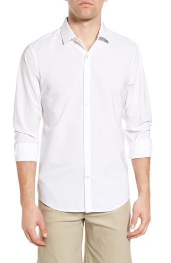 Men's Mizzen+main Manhattan Sport Shirt, Size - White
