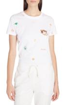 Women's Kenzo Multi Icons Graphic Tee - White