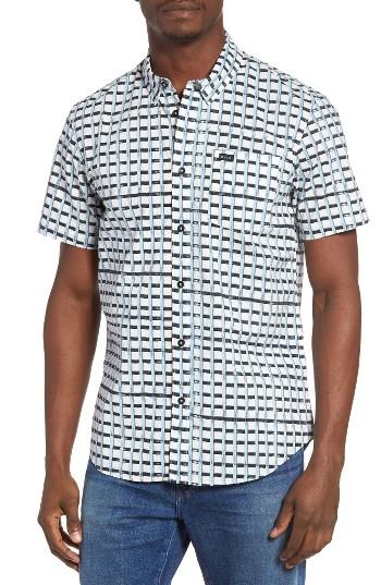 Men's Rvca Shaded Check Shirt