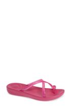 Women's Fitflop Iqushion(tm) Wave Ergonomic Flip Flop M - Pink