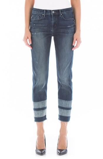 Women's Fidelity Denim Stevie Crop Straight Leg Jeans - Blue