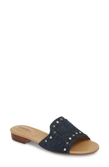 Women's Vaneli Bonet Slide Sandal M - Blue