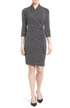 Women's Karen Kane Print Jersey Cascade Faux Wrap Dress