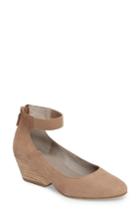 Women's Eileen Fisher 'liz' Ankle Strap Pump M - Beige