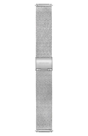 Women's Michael Kors Access Sofie 18mm Mesh Watch Strap