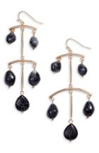 Women's Halogen Resin Stone Mobile Drop Earrings