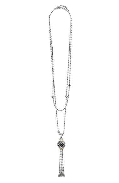 Women's Lagos 'caviar Forever' Tassel Pendant Necklace