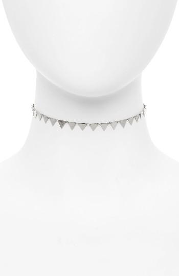 Women's Girly Triangle Charm Choker (2 For $20)