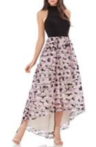 Women's Js Collections Shadow Stripe Gown