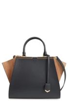 Fendi 3jours Leather & Suede Shopper - Black