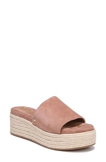 Women's Sam Edelman Weslee Platform Slide Sandal M - Pink