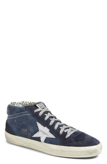 Women's Golden Goose Star Mid Top Sneaker Us / 35eu - Blue