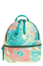 Bp. Abstract Floral Mini Backpack - Green