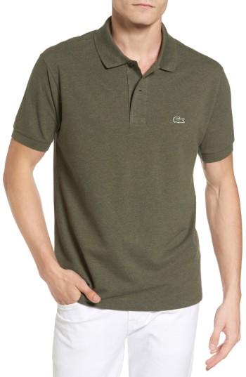 Men's Lacoste 'chine' Pique Polo (4xl) - Green