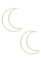 Women's Shashi Crescent Hoop Earrings