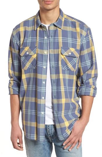 Men's Pendleton Beach Shack Twill Shirt, Size - Blue