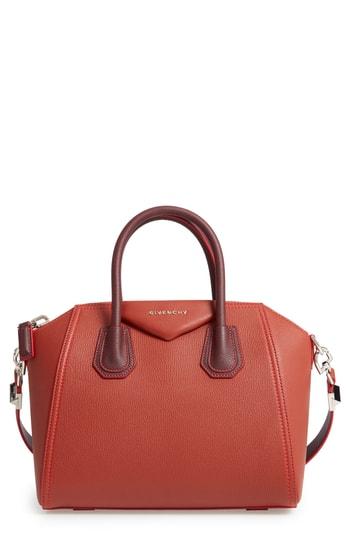 Givenchy Small Antigona Leather Satchel - Brown