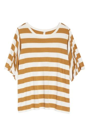 Women's Bp. Flutter Sleeve Tee - Brown