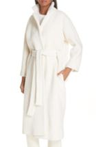 Women's Ganni Fenn Belted Wool Blend Coat Us / 34 Eu - White