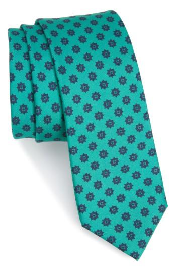 Men's The Tie Bar Major Star Silk Tie, Size - Green