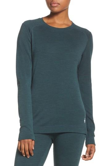 Women's Smartwool Crewneck Tee - Green