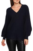 Women's 1.state Blouson Sleeve V-neck Sweater - White