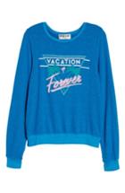 Women's Dream Scene Vacation Forever Sweatshirt - Blue