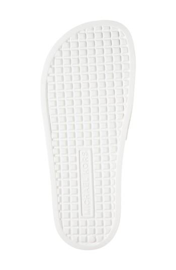Women's Michael Michael Kors Mimi Slide Sandal M - Metallic