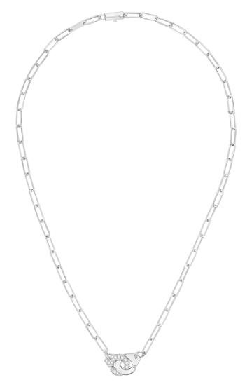 Women's Dinh Van Menottes Diamond Necklace
