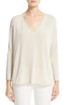 Women's Fabiana Filippi Contrast Back Cotton Sweater