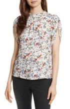 Women's Rebecca Taylor Ruby Floral Silk Top