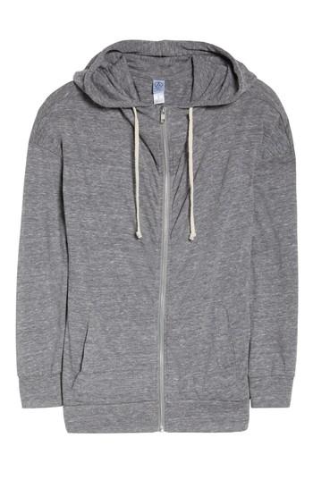 Women's Alternative Cool Down Zip Hoodie, Size - Grey