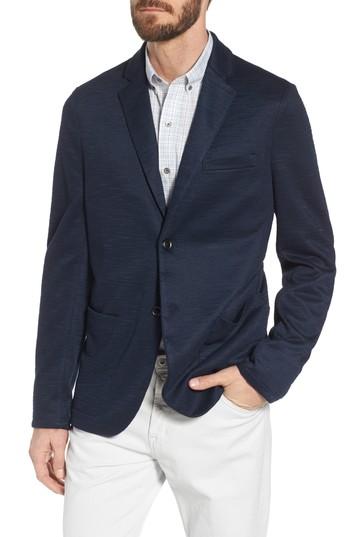 Men's W.r.k Fender Trim Fit Knit Blazer - Blue