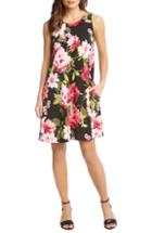 Women's Karen Kane Chloe Floral Print Trapeze Dress