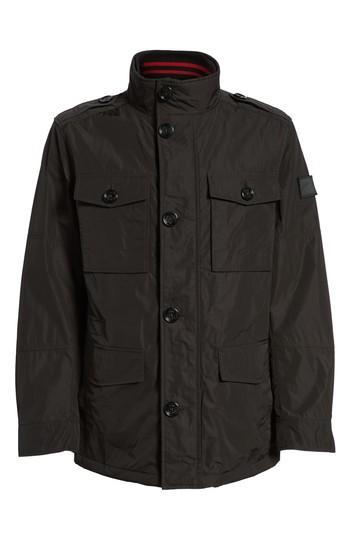 Men's Boss Camino Fit Field Jacket, Size 44r - Black