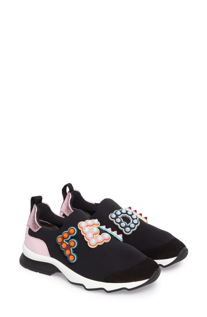 Women's Fendi Logo Slip-on Sneaker