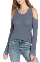 Women's Roxy Unlimited Travel Cold Shoulder Sweater - Blue