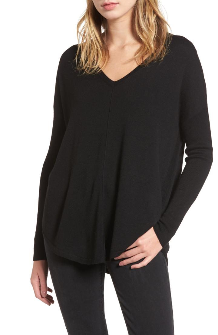 Women's Trouve 'everyday' V-neck Sweater - Blue