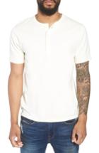 Men's Frame Slim Fit Henley T-shirt - White
