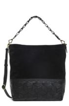 Welden Promenade Leather & Suede Bucket Bag -