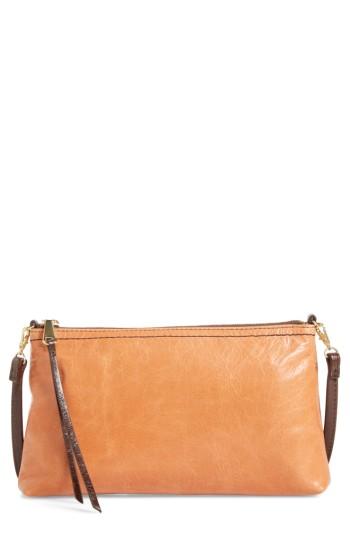 Hobo 'darcy' Leather Crossbody Bag - Orange