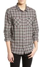 Men's Rvca Hero Flannel Shirt - Ivory