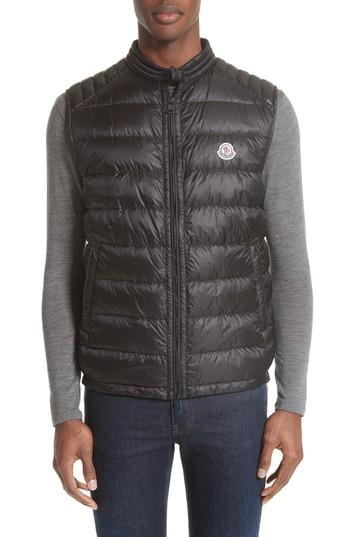Men's Moncler Arves Down Vest - Black