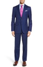 Men's David Donahue Ryan Classic Fit Stripe Wool Suit