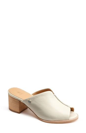 Women's Bill Blass Mae Open Toe Mule M - Ivory