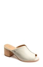 Women's Bill Blass Mae Open Toe Mule M - Ivory