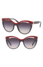 Women's Miu Miu 55mm Cat Eye Sunglasses - Bordeaux Gradient