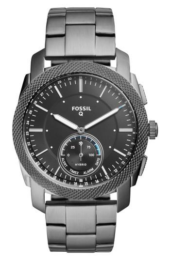 Men's Fossil Q Machine Bracelet Hybrid Smart Watch, 45mm